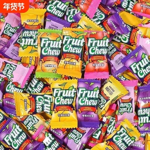 马来西亚果超水果软糖结婚礼喜糖混合瑞士糖果小零食批年货散装