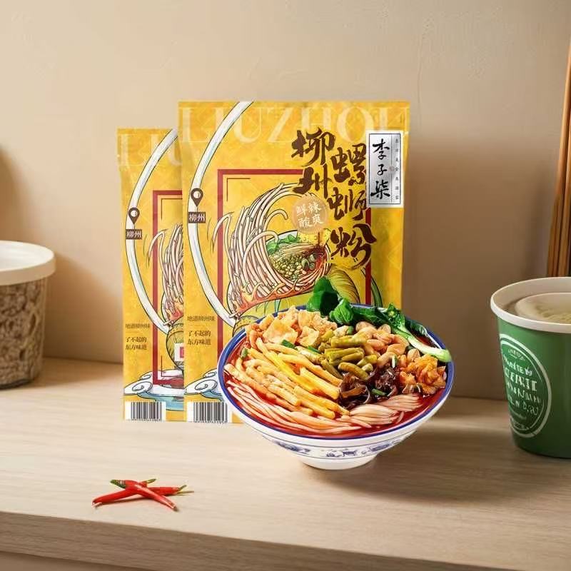 李子柒柳州螺蛳粉330g螺骨鲜汤浓郁弹牙米粉懒人宵夜方便速食米线