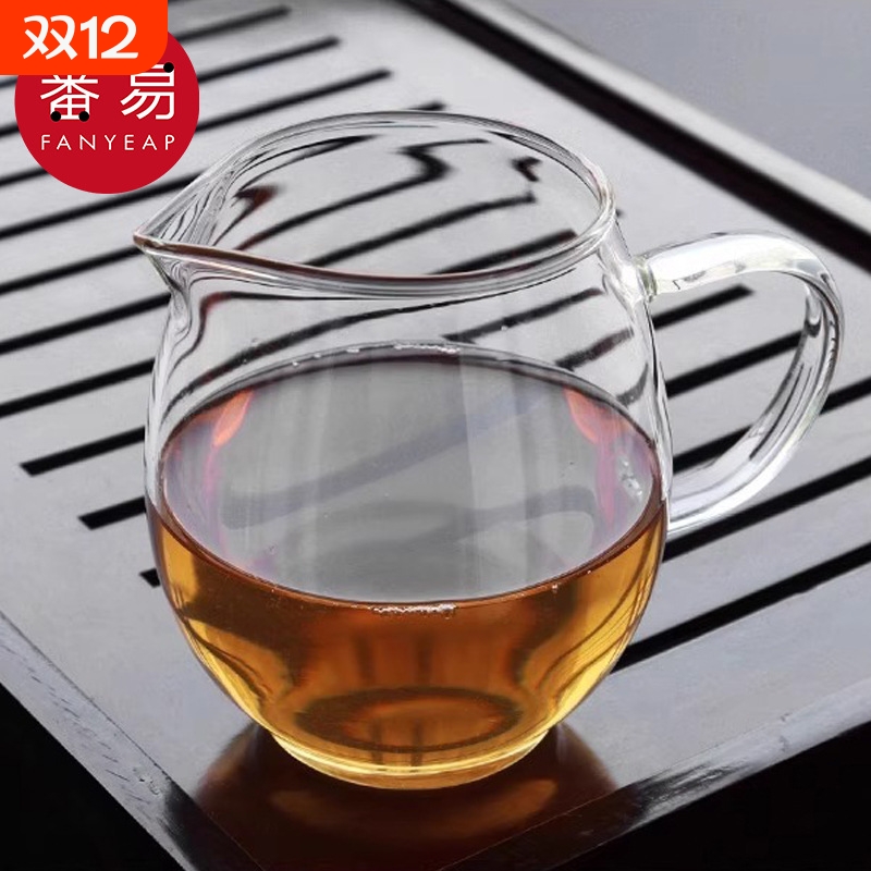 杯子/玻璃/公道杯AB1sl001-功夫茶分茶器过滤泡茶茶具耐热茶杯