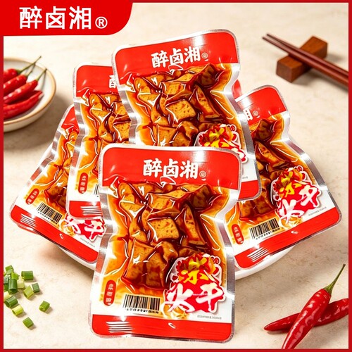 武冈豆干零食湖南特产虎皮捆鸡香干豆腐干解馋香辣休闲小吃零食