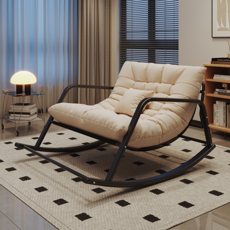 双人摇摇椅躺椅沙发椅卧室客厅阳台懒人沙发摇椅休闲椅舒适午休椅