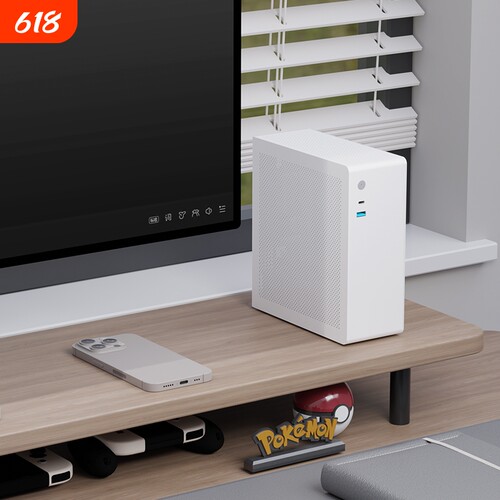 京特尔G100 ITX小机箱/小1U FLEX电源手提mini迷你台式电脑主机箱