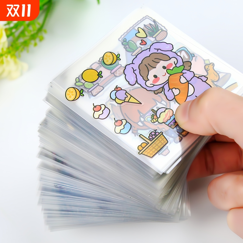 1000张贴纸可爱贴画送收纳盒