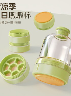 夏日墩墩杯水壶冰格不接