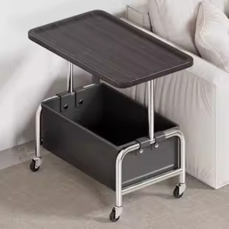 沙发边几边柜客厅落地可移动小茶几家用带轮小推车卧室床头置物架