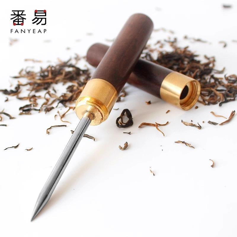 茶针B1pn0-不锈钢茶具配件家用茶刀茶针茶锥撬茶工具开茶饼茶