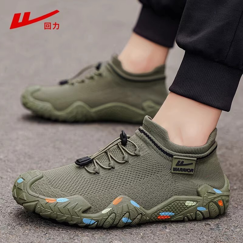 回力男鞋2026新款夏季网面鞋男透气运动休闲飞织防臭轻便袜子网鞋