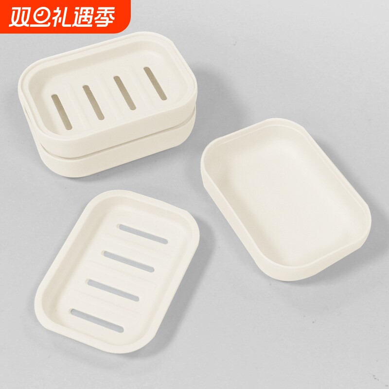 T肥皂盒C1vq0-家用卫生间沥水香皂盒台面收纳盒宿舍洗衣皂盒