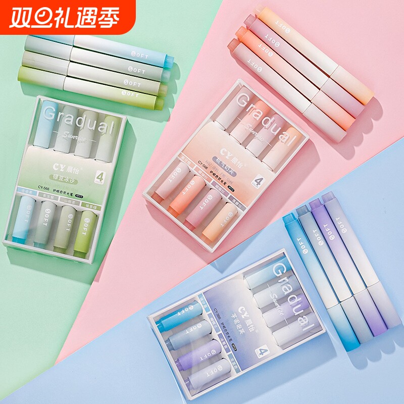 初中生奖励小礼品四五六年级小学生实用文具奖品礼物创意荧笔盲盒