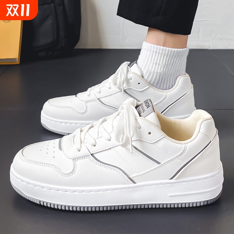 小白鞋男款夏季透气潮流百搭白鞋高级感2025板鞋运动休闲男鞋秋季