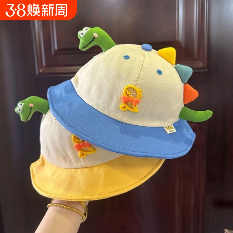 小鸭子儿童棒球帽春款宝宝帽子超萌鸭舌帽男女童出游遮阳帽