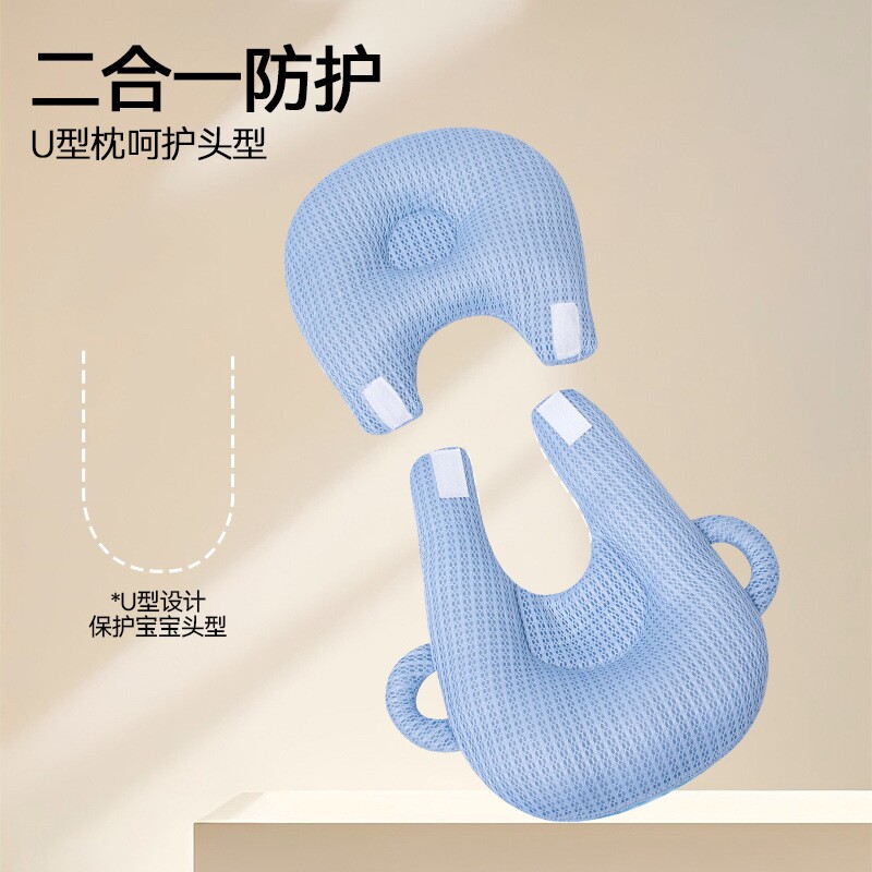 跨境创意婴儿喂奶枕头多功能哺乳神器新生儿防吐奶枕宝宝防偏头枕
