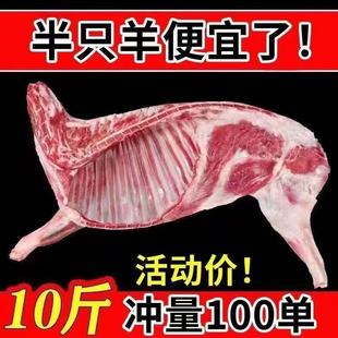 羊肉新鲜半只羊10斤滩羊后腿肉羔羊肋排手把肉羊蝎子食材精美礼盒