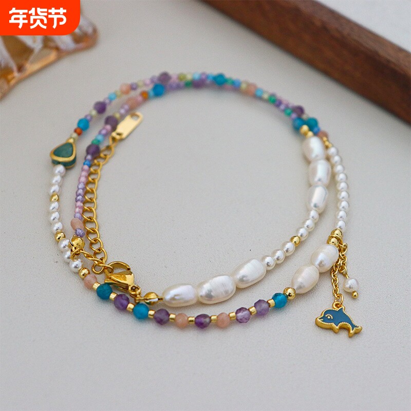 【SU039】原创新中式天然淡水珍珠海豚项链女百搭高级感时尚简约