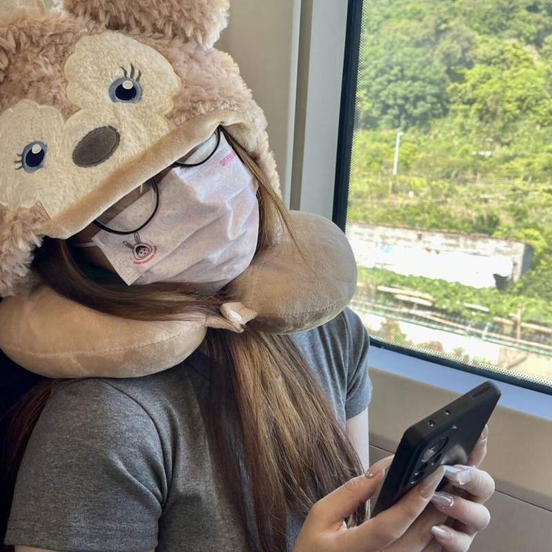 u型枕连帽旅行睡觉长途护颈椎