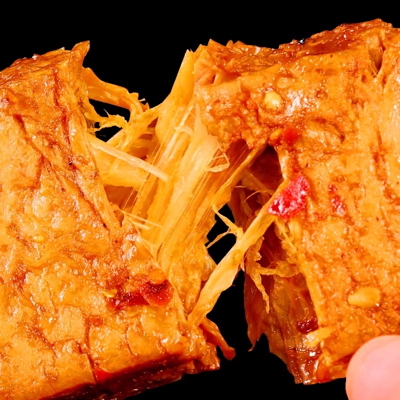 手撕素肉素牛排豆干 干制品麻辣条面 面筋素食豆干 干网红小吃休