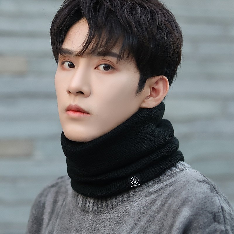 冬季围脖男女加绒加厚保暖脖套骑行百搭面罩针织护颈抗寒蓄热亲肤