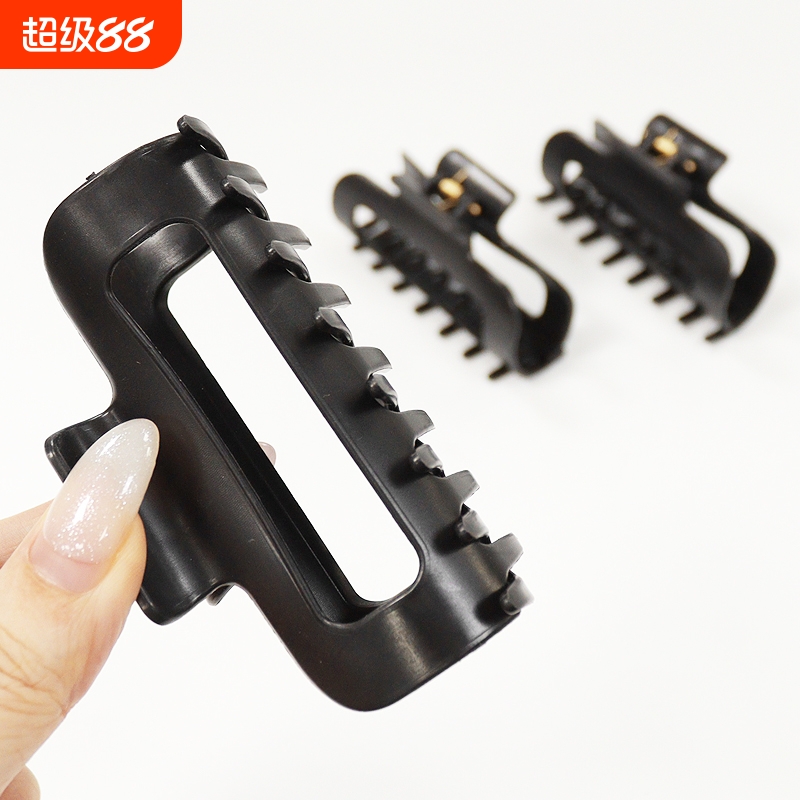 T硅胶鲨鱼夹A1pf0-抓夹女发夹后脑勺夹头饰盘头发硅胶鲨鱼夹