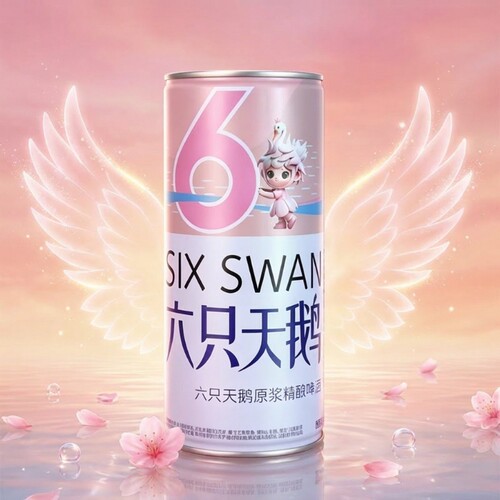 【精酿】六只天鹅原浆啤酒1L*6桶装原浆小麦啤酒桶装整箱啤酒
