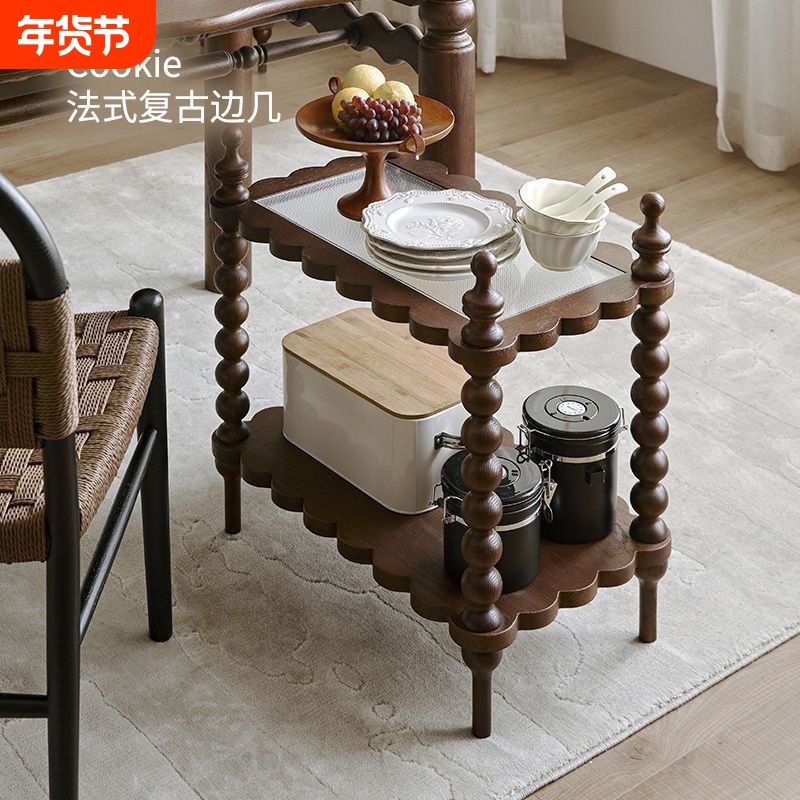 实木中古复古美式沙发现代茶几简约床头边桌花架休闲北欧移动咖啡,住宅家具,茶几,淘宝优惠券,粉丝福利购,淘宝优惠卷