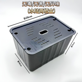 乌龟龟族饲养盒专用带盖板隔离盒多功能鱼缸客厅加温特大号发色盒