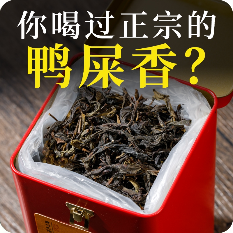 凤凰单枞乌龙茶鸭屎香潮州茶叶2025新茶银花香高山老枞乌岽单纵茶