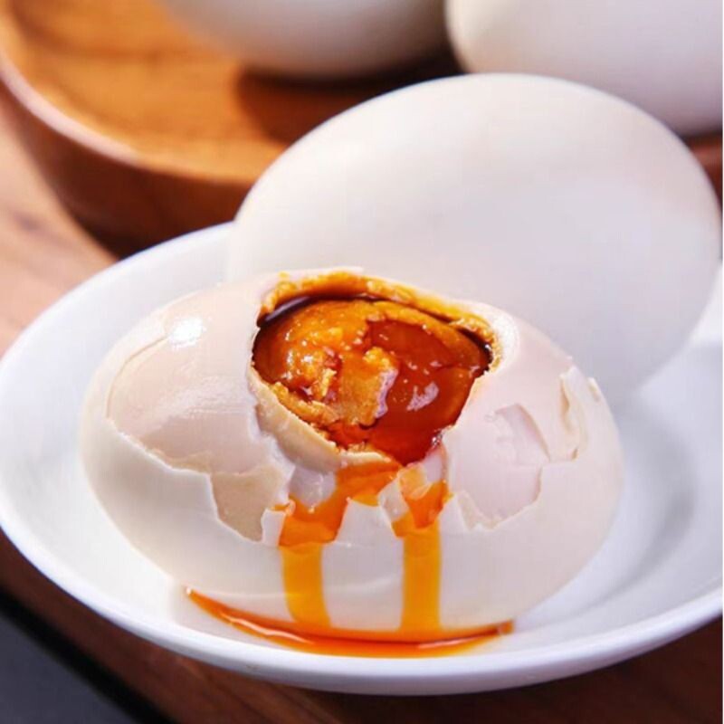 正宗黄河滩散养流油咸鸭蛋红泥腌制咸鸭蛋40g-60g