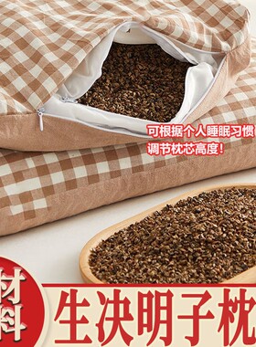 全决明子枕头颈椎缓解脖子疼用防落枕反弓硬枕病助睡眠支撑颈托
