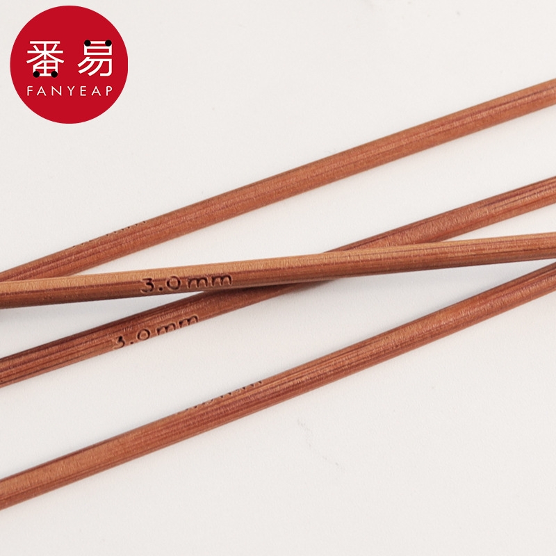 毛衣针/竹AB1sl001-竹制棒针织围巾编织工具直针粗针帽子打毛线竹
