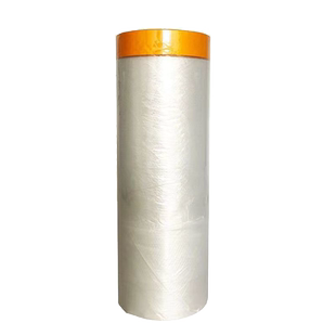 油漆遮蔽保护膜喷漆家具装修汽车和纸美纹纸胶带不掉自粘外墙