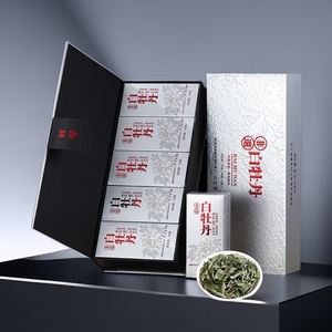 百年昆吾福鼎白茶生晒花香白牡丹50克礼盒装散茶领导长辈公司定制