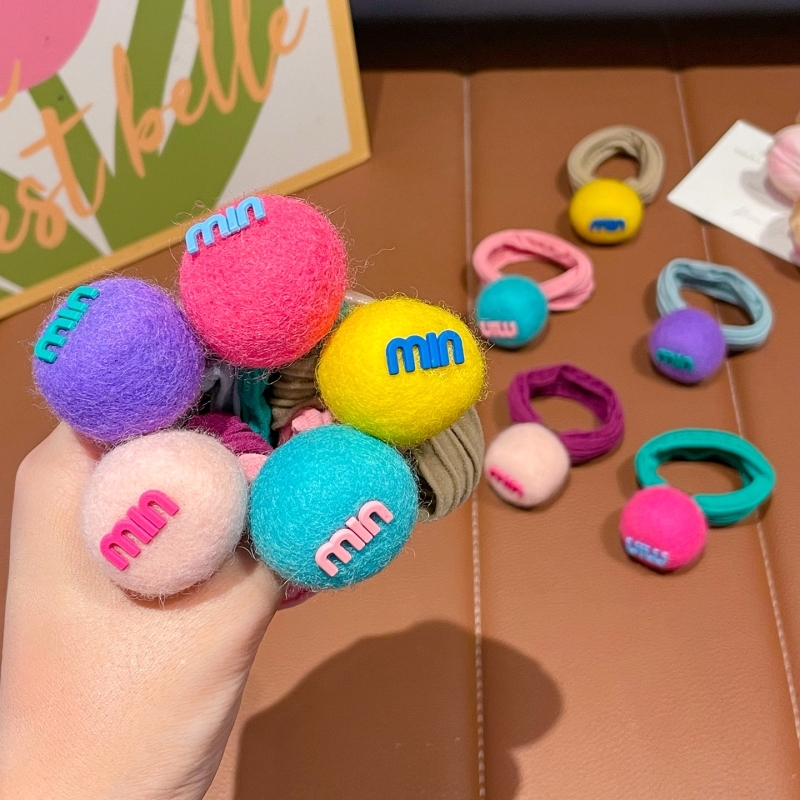 儿童发绳可爱女孩糖果色头绳女童扎头发皮筋不伤发宝宝高弹力发圈