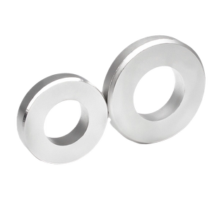 环形强力磁铁钕铁硼强磁圆形带孔的磁石大小号磁环直孔磁钢吸铁石