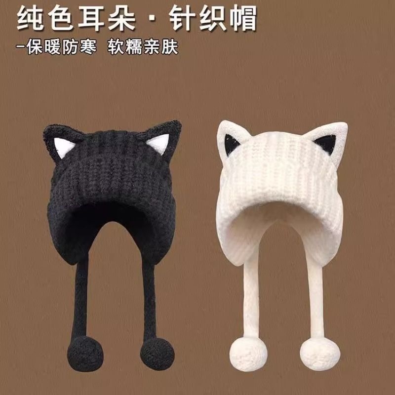 2025新款日系可爱狐狸耳朵帽
