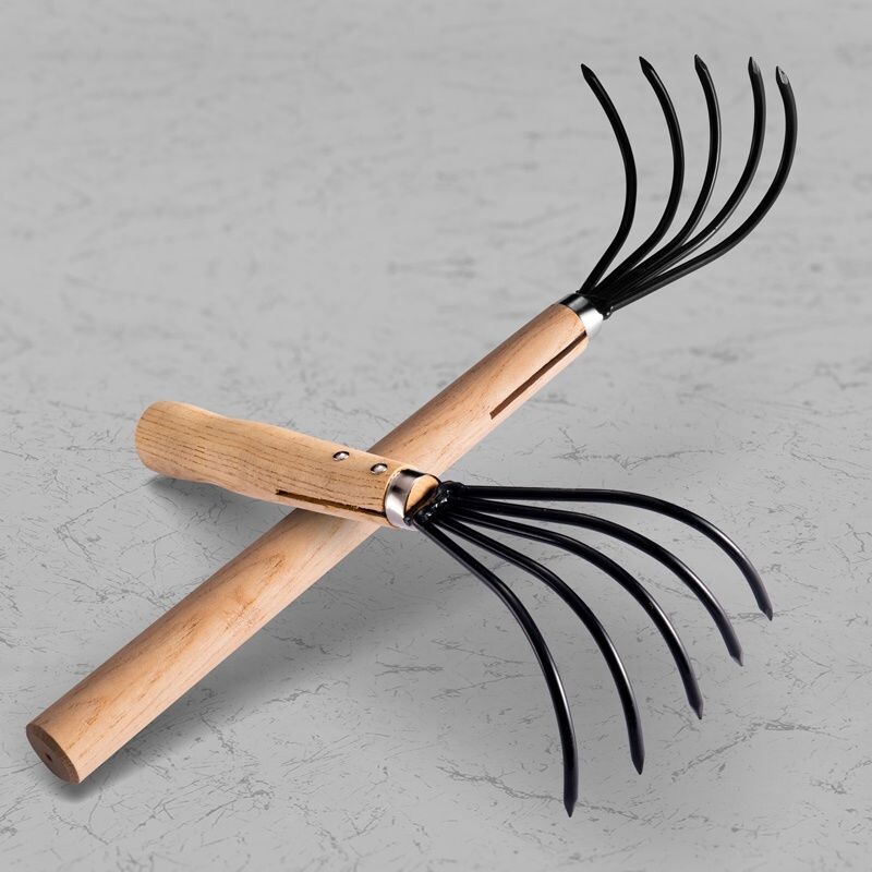 赶海小耙子工具套装挖蛤蜊神器沙滩铁耙扒挖花蛤贝壳挖螺园艺草耙