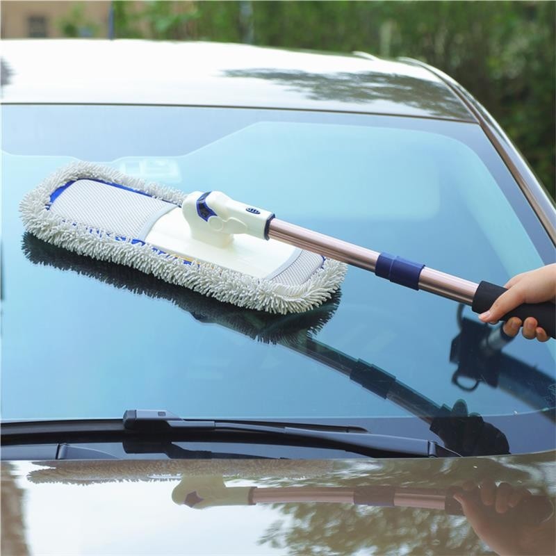 洗车拖把不伤车专用刷子专业工具软毛伸缩漆汽车擦车神器除尘掸子