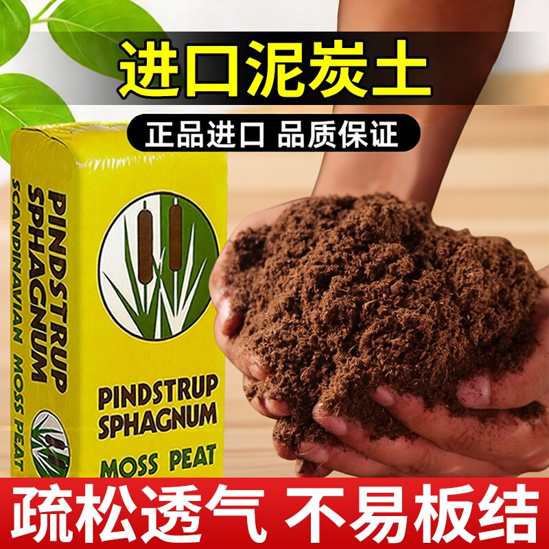 纯泥炭土进口多肉植物营养土育苗种花卉土肥料颗粒土通用型土壤