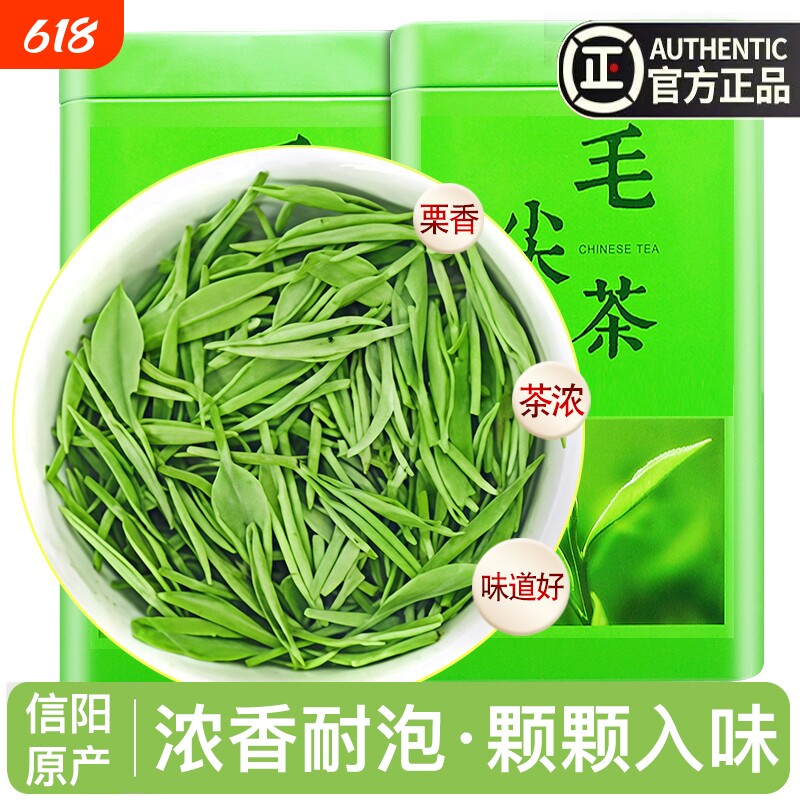 毛尖2026新茶信阳绿茶茶叶明前嫩芽春茶正宗浓香型炒青茶雨前原产