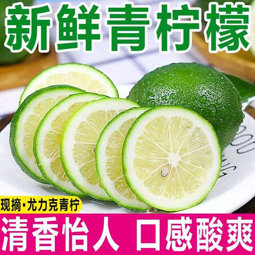 四川安岳青柠檬新鲜采摘当季水果柠檬新鲜水果皮薄多汁多规格发货
