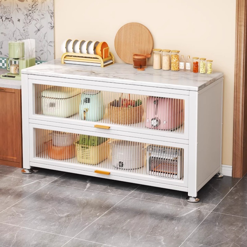 【销量爆款】新款厨房岩板收纳柜