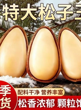 2025新货东北松子开口大颗粒罐装坚果干果孕妇松籽仁原味红松优选