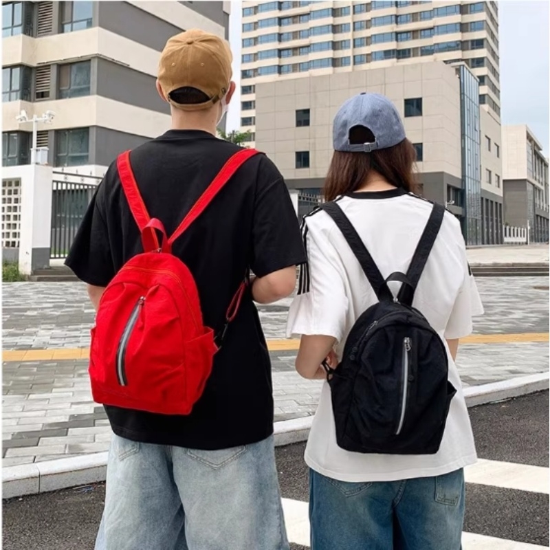 双肩包女旅游户外轻便简约大容量学生贝壳背包旅行通勤休闲时尚包