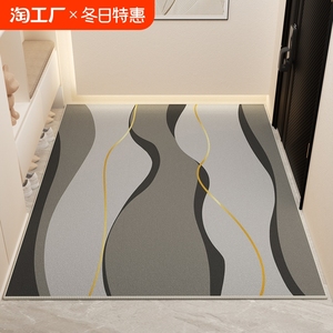 入户地垫2024新款进门口脚垫防滑耐脏玄关地毯比利时绒家用可裁剪
