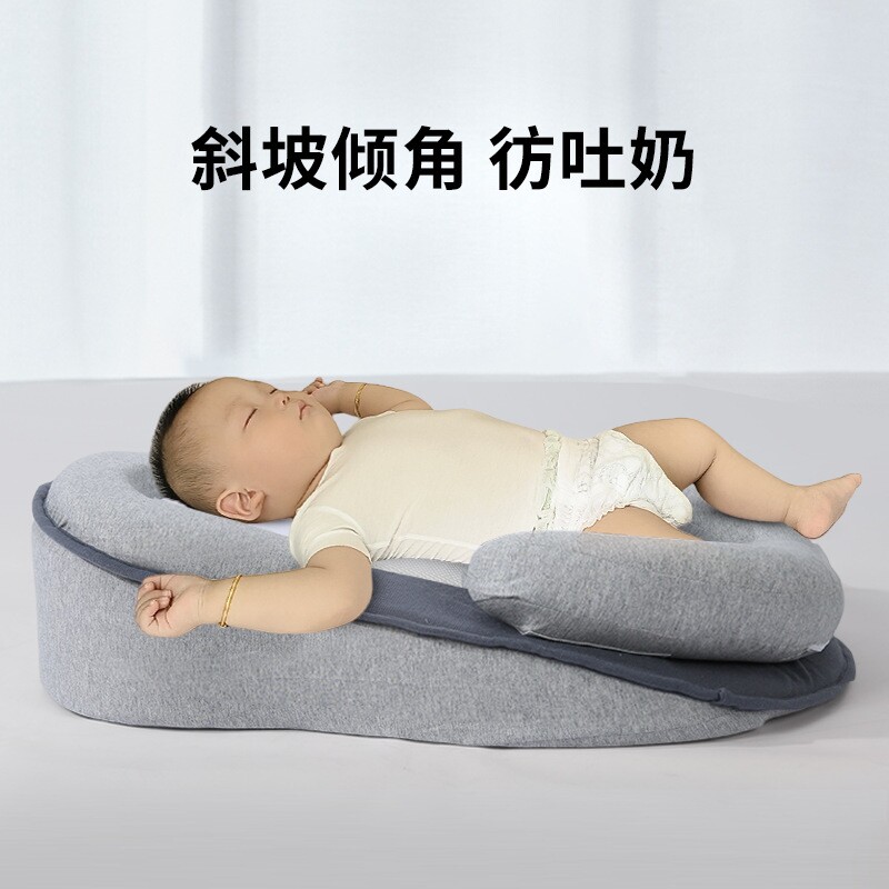 新生儿fan溢奶呛奶斜坡枕宝宝喂奶哺乳枕婴儿fan吐奶枕头厂家批