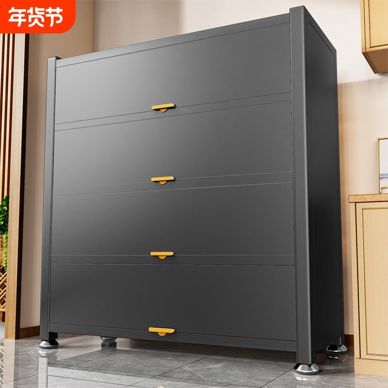 阳台杂物收纳柜多层户外储物柜防水防晒室外鞋柜庭院可移动铁皮柜,收纳整理,收纳柜,淘宝优惠券,粉丝福利购,淘宝优惠卷