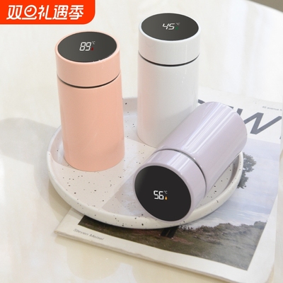 智能温显304不锈钢随手保温杯