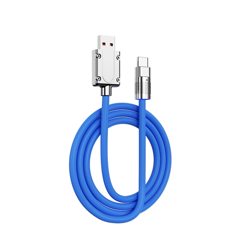 快冲冲Type-C120W快充机客线蓝色1.0米1条装