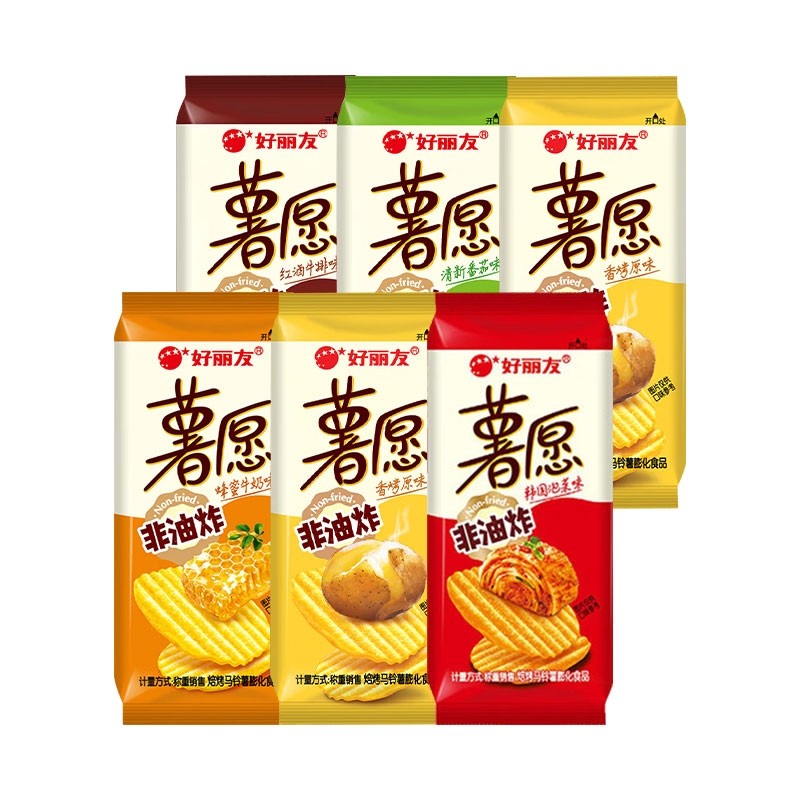 好丽友薯愿薯片约35.8g*6包