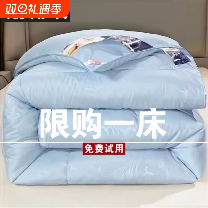 五星级酒店丝棉被子被芯二合一子母被空调棉被四季被春秋冬被加厚
