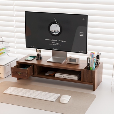 办公桌面台式电脑增高架